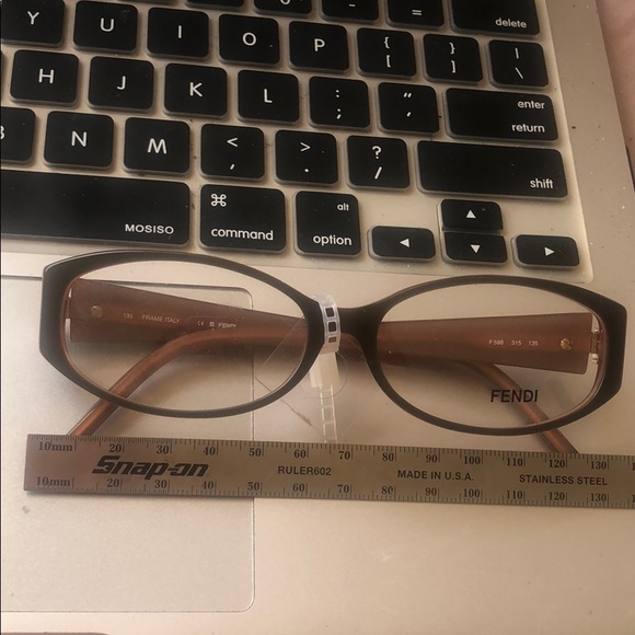 Authentic Fendi khaki Brown Eye Glasses RX - Picture 8 of 8